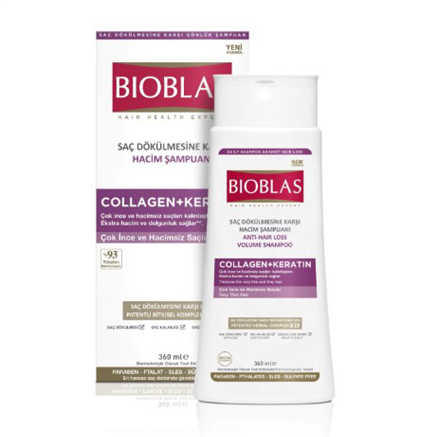 Bioblas 360 ML Hacim Şampuanı