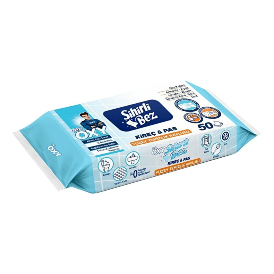 Mr Oxy Sihirli Bez Kireç ve Pas Yüz. Temiz. Havlu