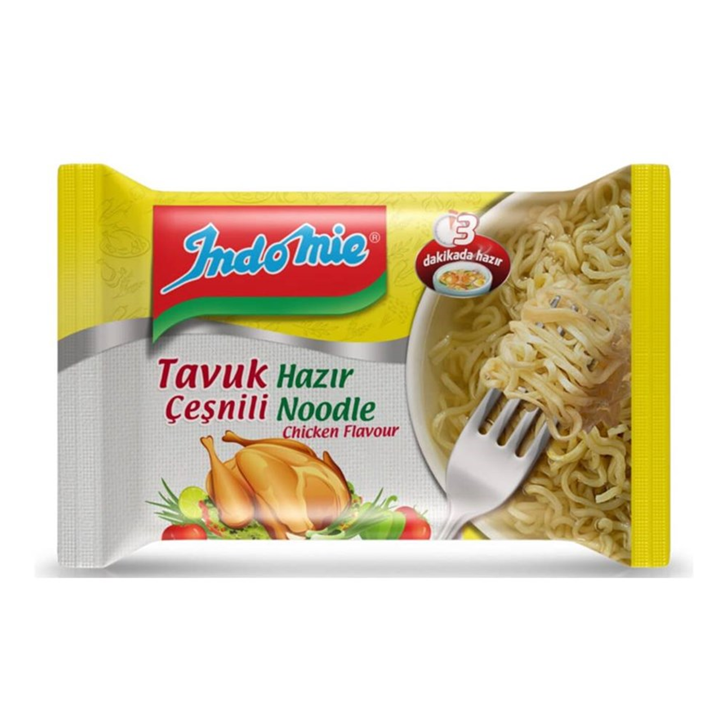 Indomie Tavuk Çeşnili Hazır Noodle 70 GR