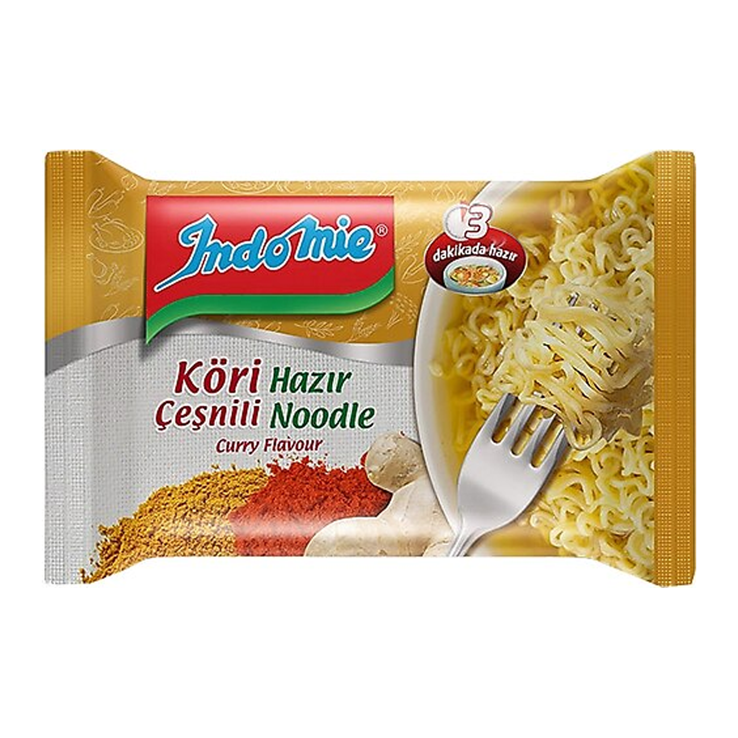 Indomie Köri Çeşnili Hazır Noodle 73 GR