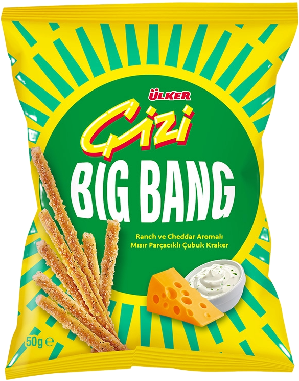 ÜLKER ÇİZİ BIG BANG MIS.CHEDDAR 50 GR