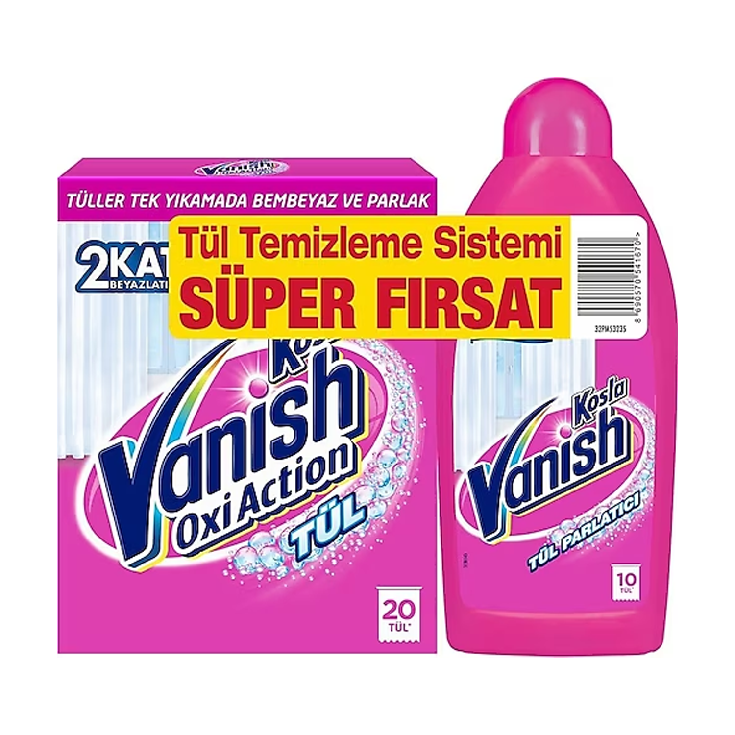 Vanısh Tül Sistem 450 GR Toz + 450 ML Parlatıcı