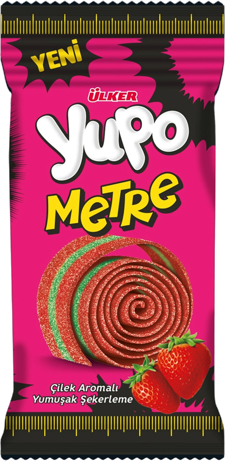 ÜLKER YUPO JELLY METRE ÇİLEK 50 GR