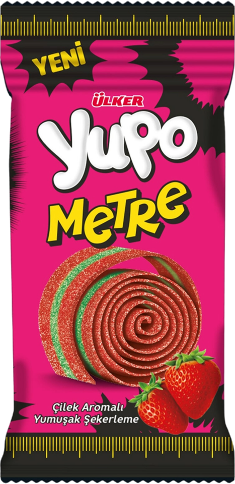 ÜLKER YUPO JELLY METRE ÇİLEK 50 GR