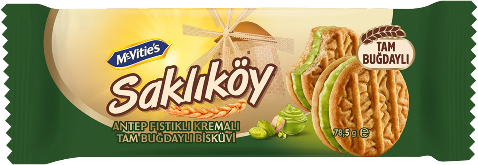SAKLIKÖY ANTEP FISTIKLI KRE.BİSKÜVİ 78,5 GR