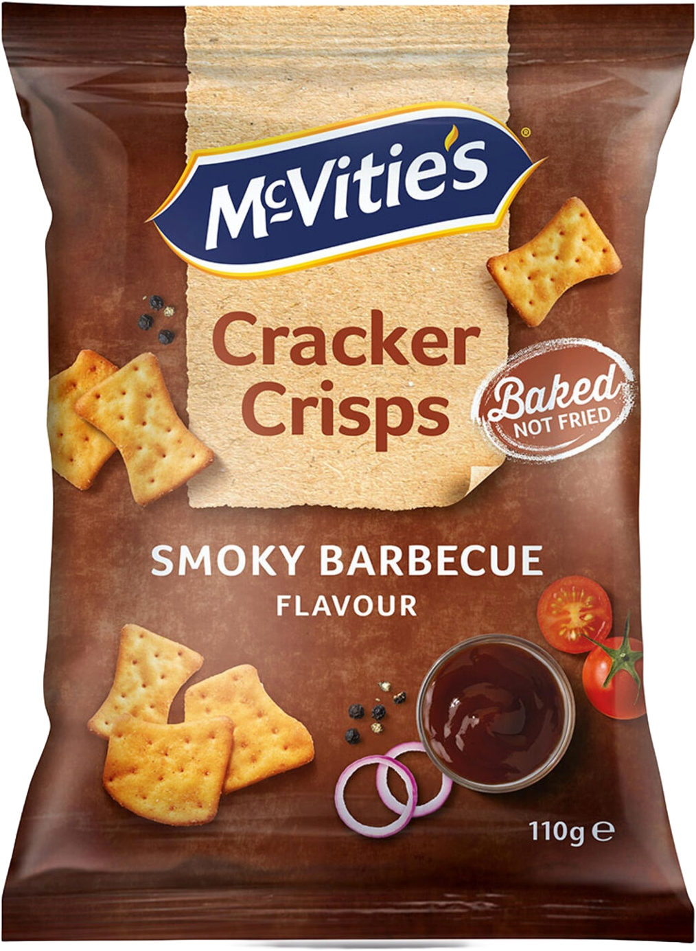 MCV CRACKER CRISPS SMOKY&BARBEQ 110 GR