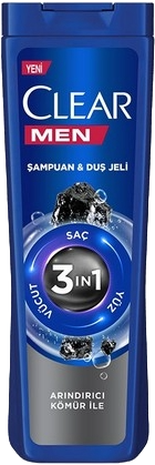 CLEAR MEN DEEP CLE 3IN1 YOĞUN ARINDIRICI 350 ML