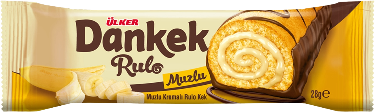 DANKEK RULO PORSİYON MUZLU 28 GR