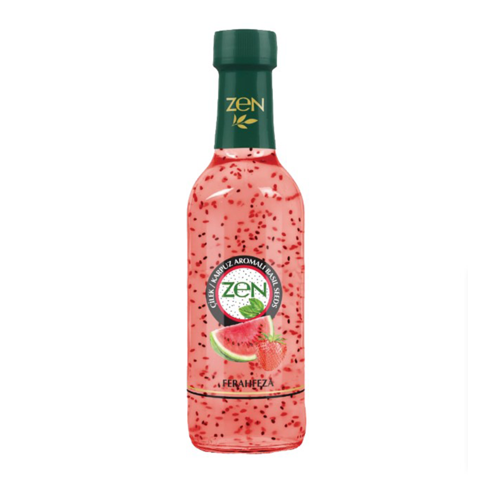Zen Basil 300 ML Çilek Karpuz Cam