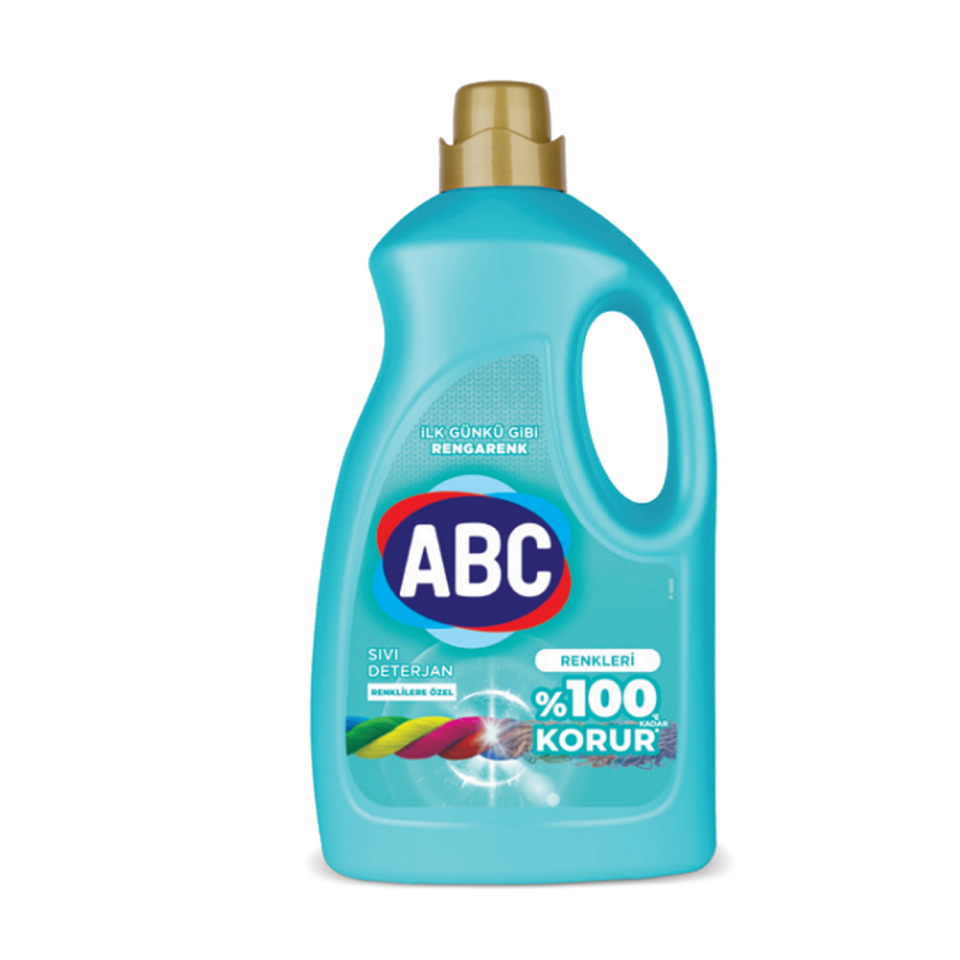 Abc 3 LT Sıvı Deterjan Renklilere Özel