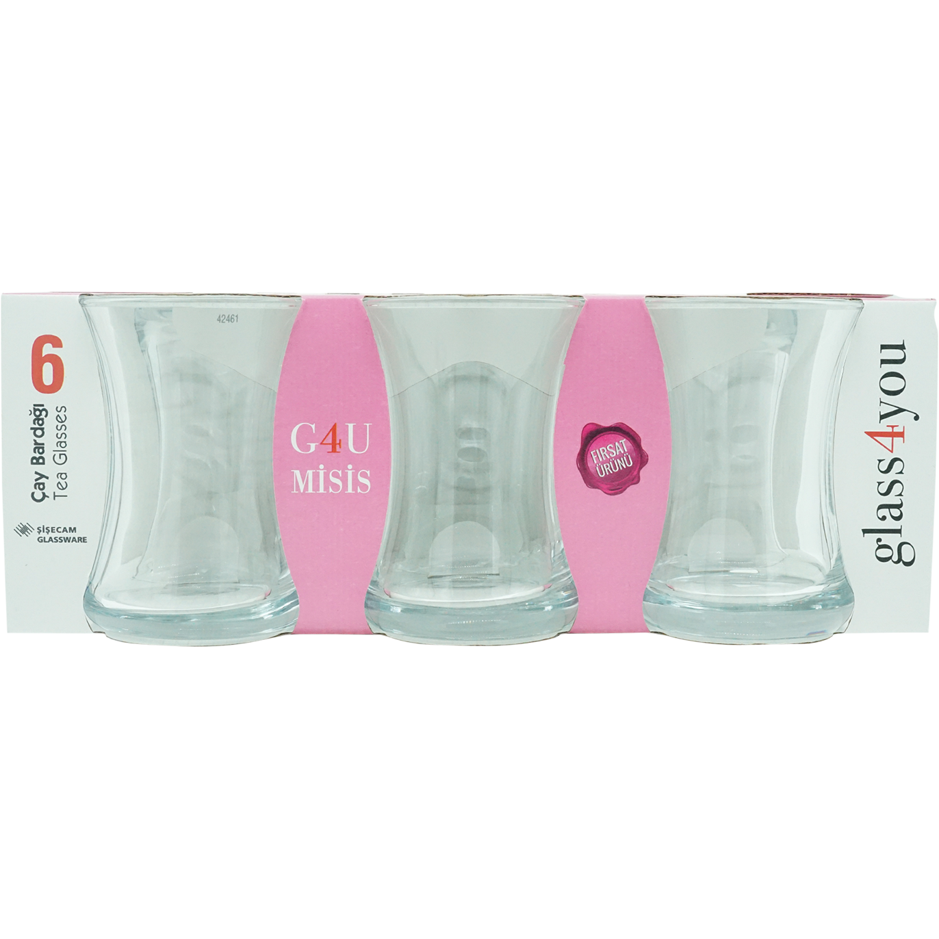 Paşabahçe Çay Bardağı Misis 6lı