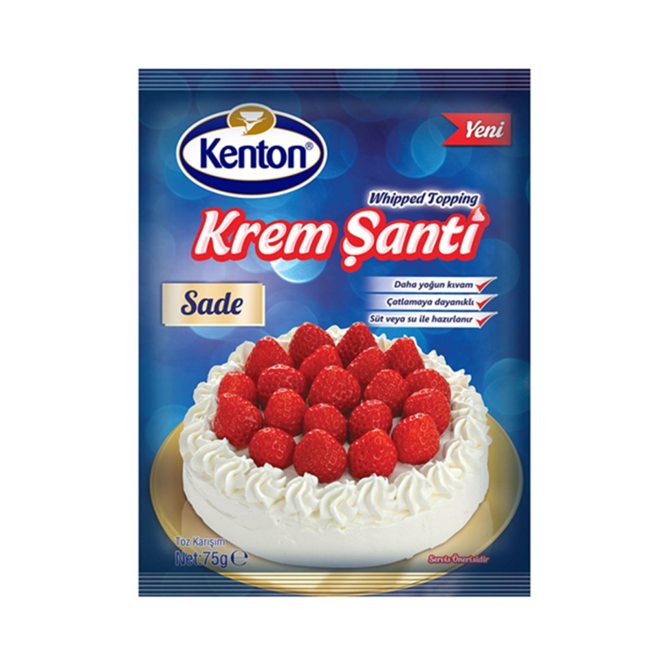 Kenton Krem Şanti 75 GR Sade