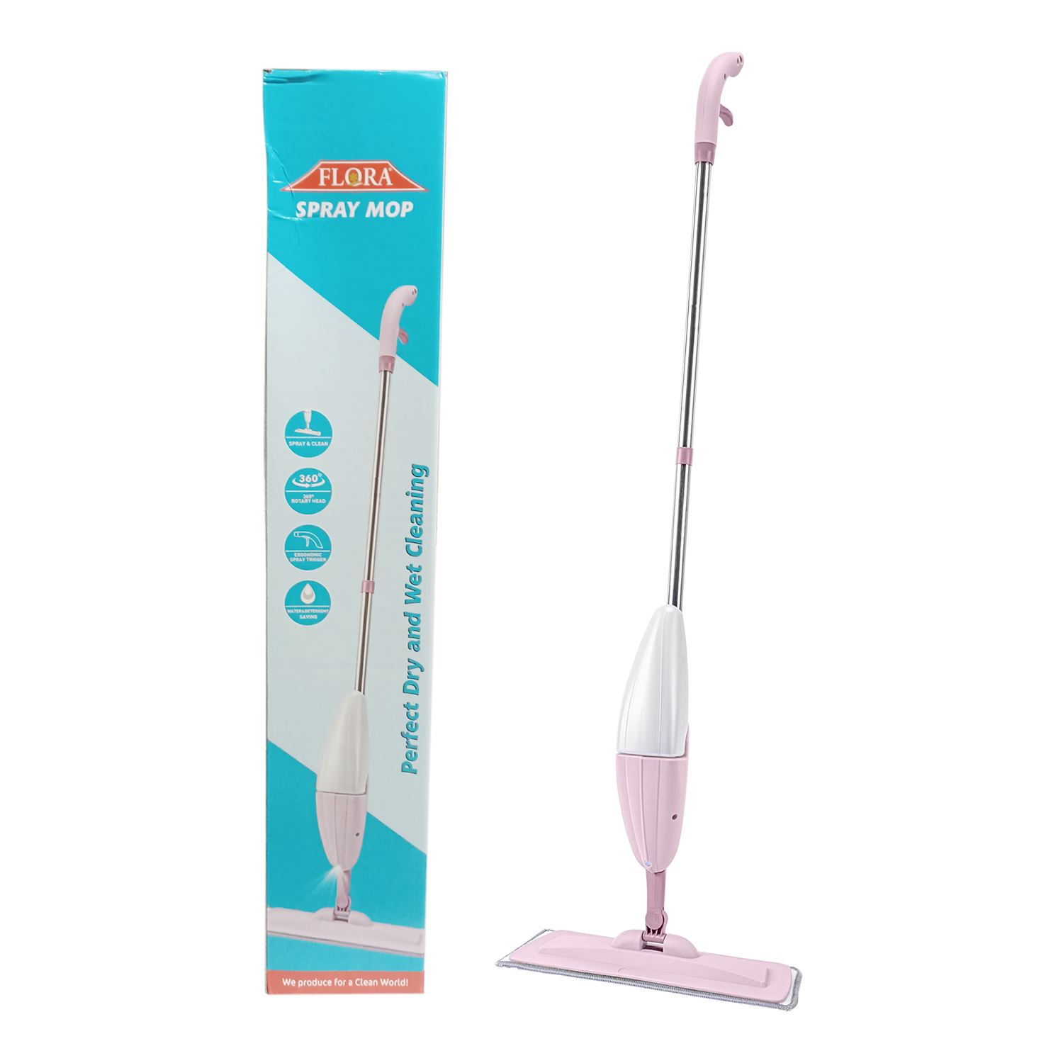 Flora Spreyli Mop Temizlik Seti