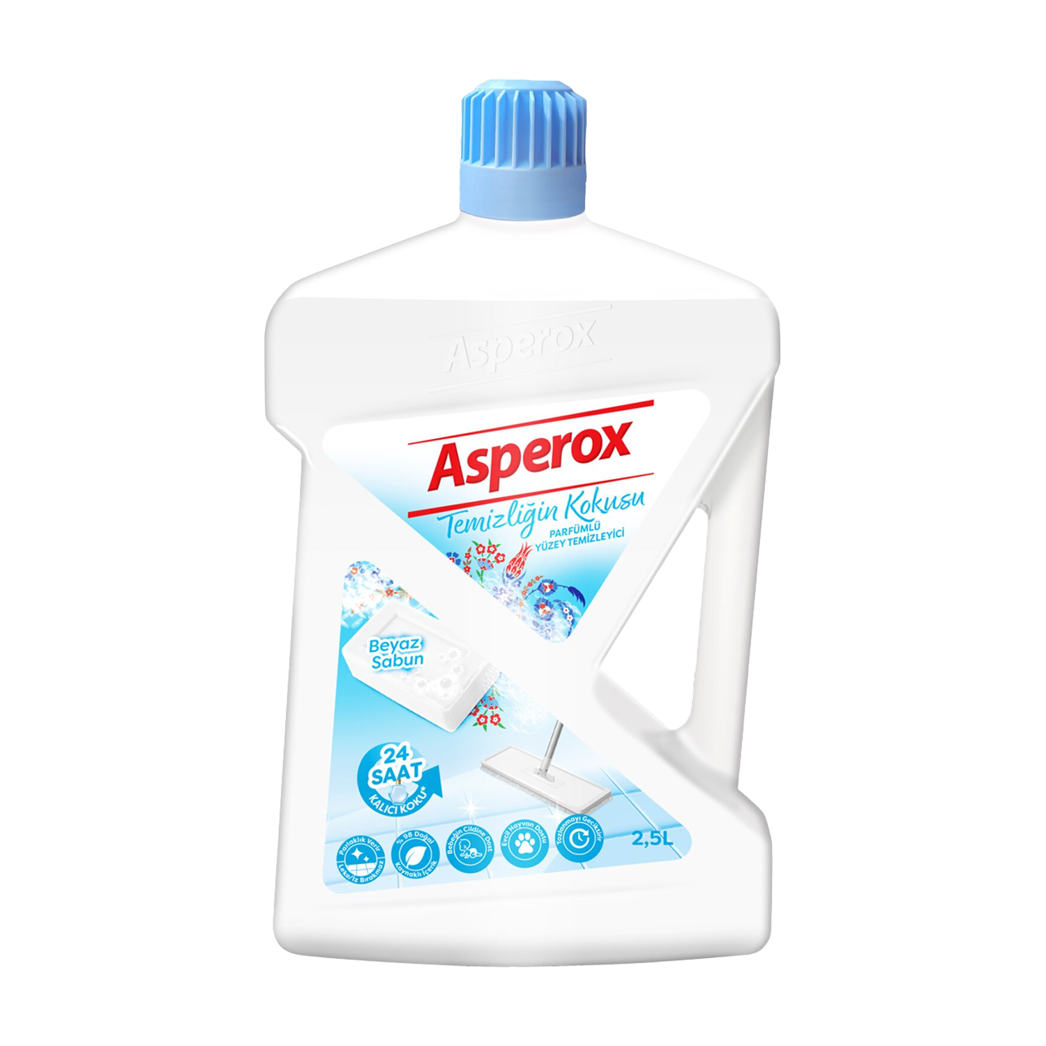 Asperox 2,5 LT Yüzey Temizleyici Beyaz Sabun