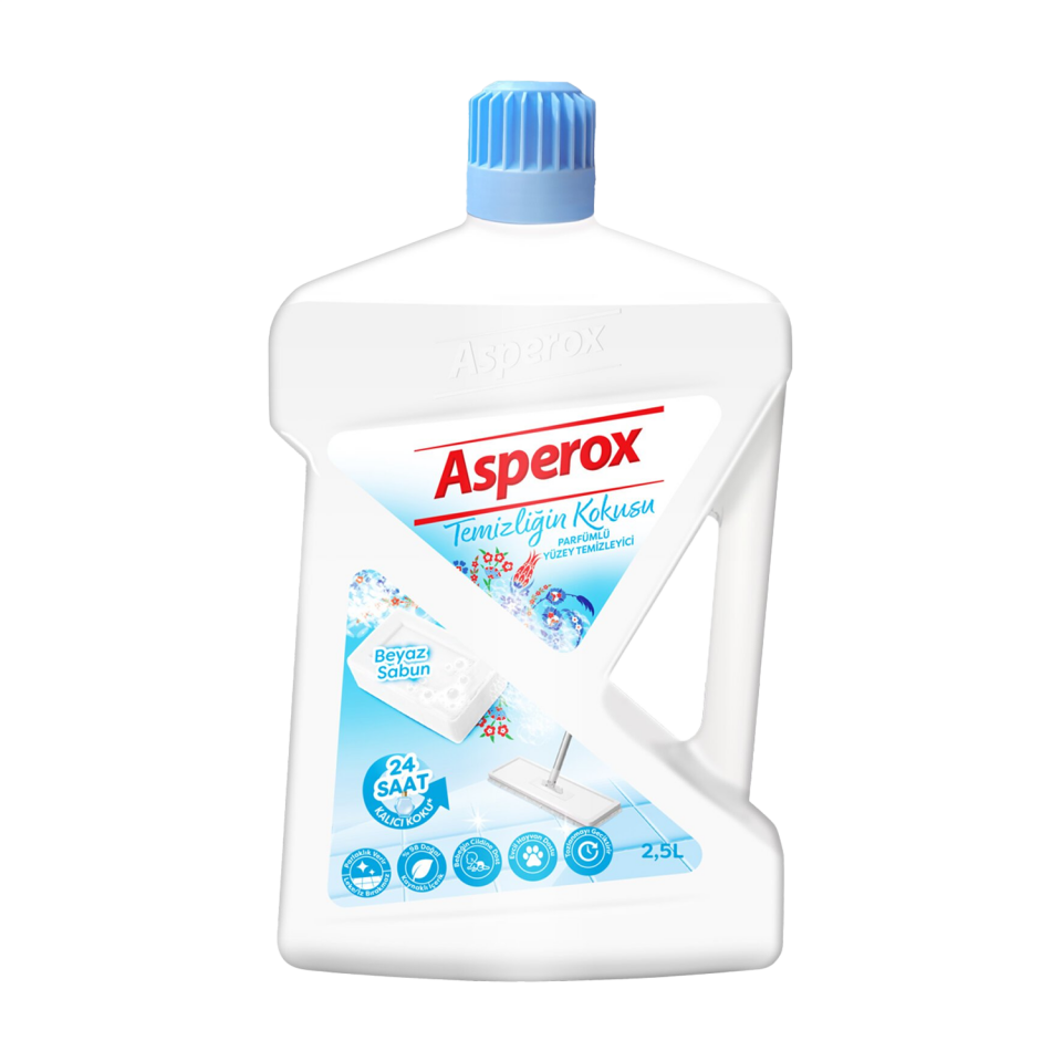 Asperox 2,5 LT Yüzey Temizleyici Beyaz Sabun