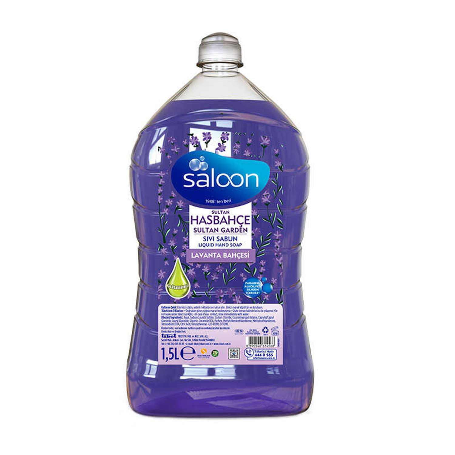 Saloon Sıvı Sabun 1500 ML Sultan Bahçe