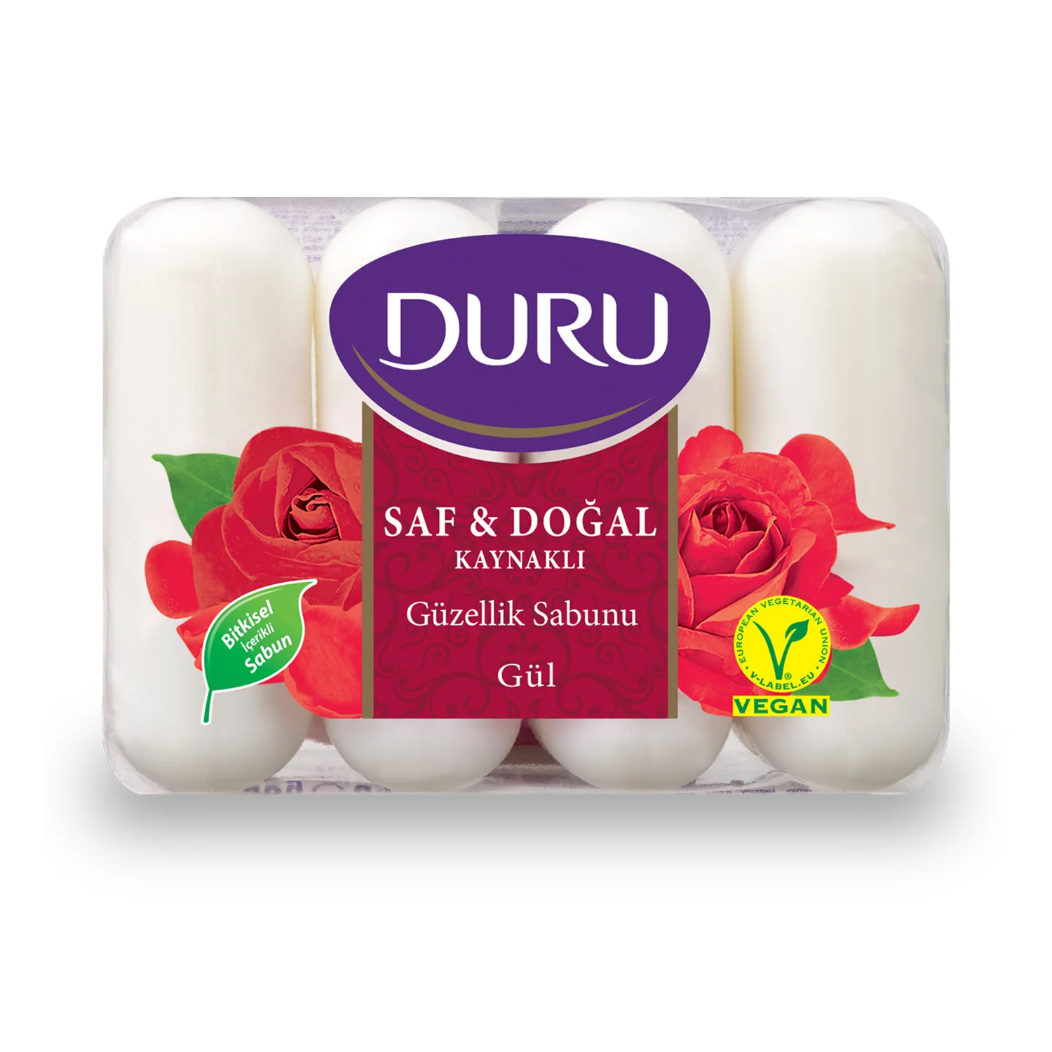 Duru Saf Doğal 4X70 GR Gül