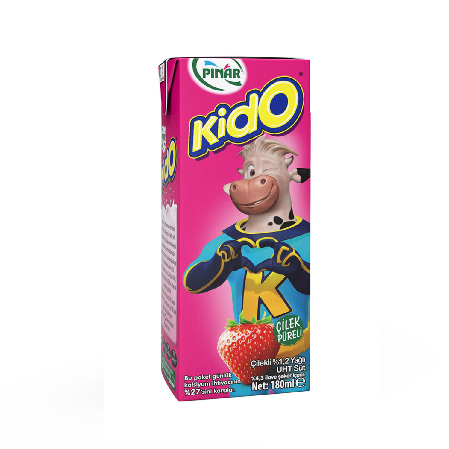 Pınar Kido Çilekli Süt 180 ML