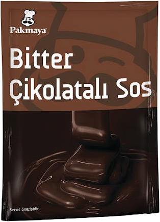 Pakmaya Bitter Çikolatalı Sos 122 GR