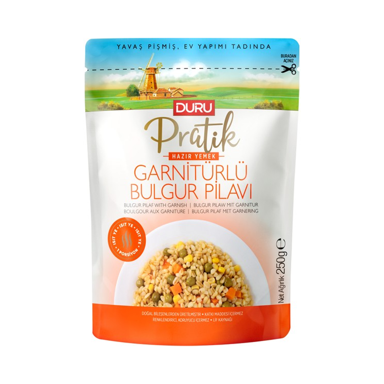 Duru Pratik Garnitürlü Bulgur Pilavı 250 Gr