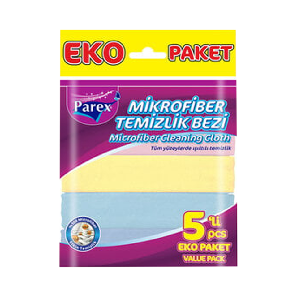Parex Microfiber Temizlik Bezi 5li
