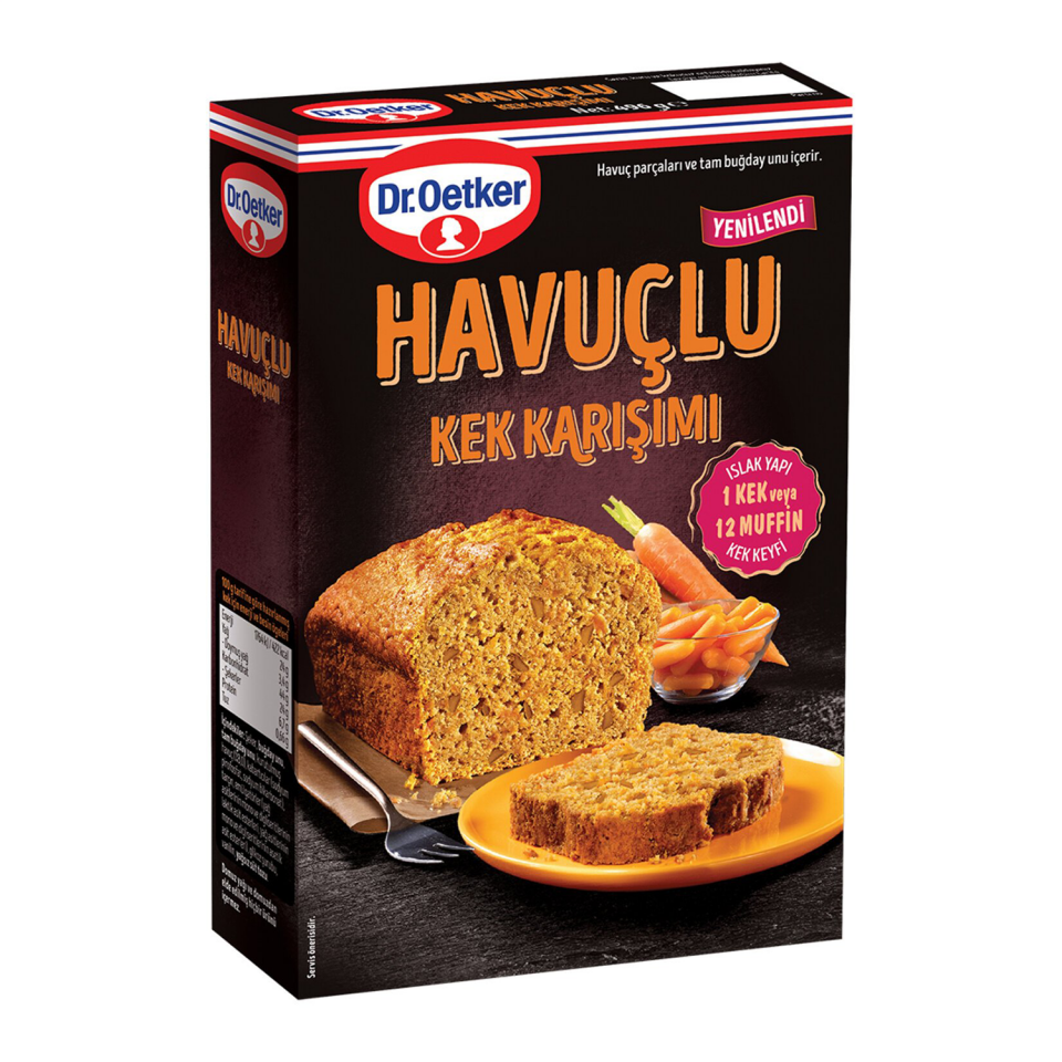 Dr. Oetker Havuçlu Kek Karışımı 496 GR