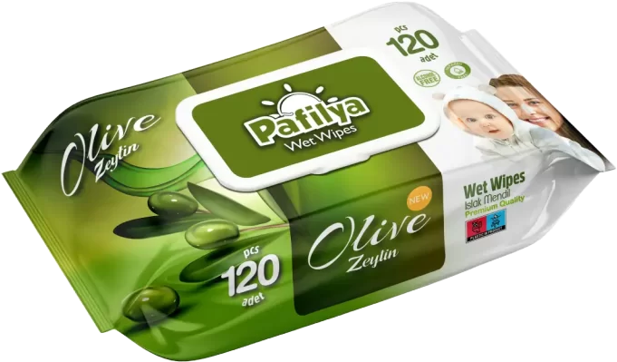 PAFİLYA 120 LI ISLAK HAVLU ZEYTİNYAĞLI