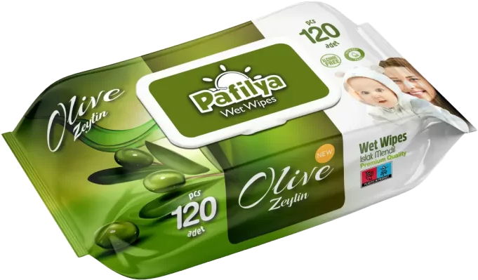 PAFİLYA 120 LI ISLAK HAVLU ZEYTİNYAĞLI