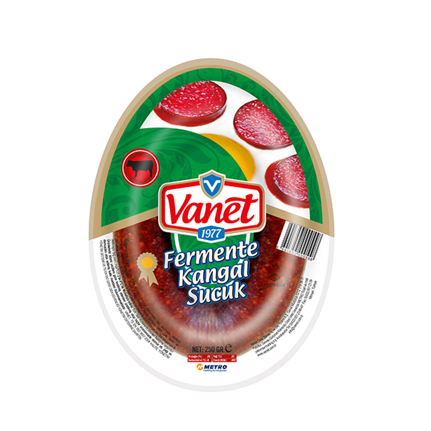 Vanet Kangal Sucuk 200 GR Geleneksel