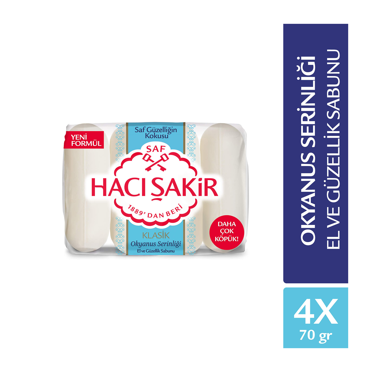 Hacı Şakir Klasik Güzellik Sabunu 4x70 GR