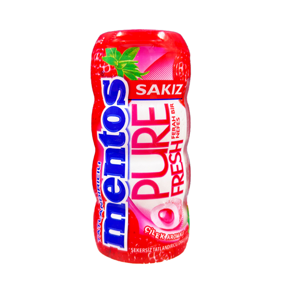 Mentos Bottle Çilek 30 GR