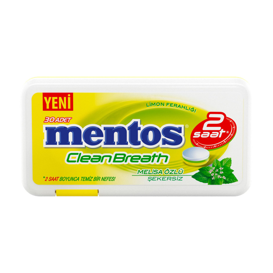 Mentos Clean Breath Limon Ferahlığı 21 GR