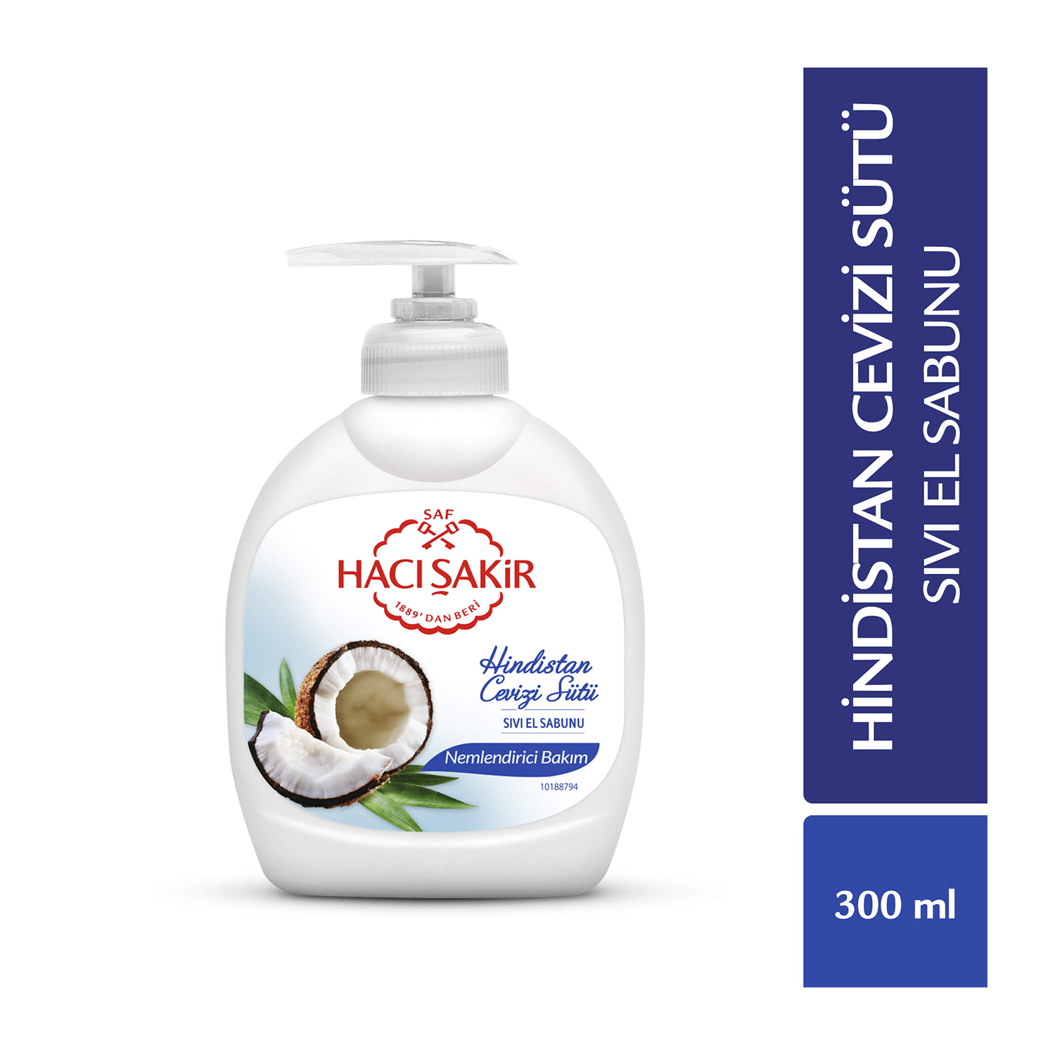 Hacı Şakir Sıvı Sabun 300ML Hindistan Cevizi