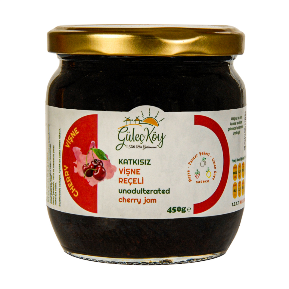 Güleç Köy 450 GR Reçel Vişne