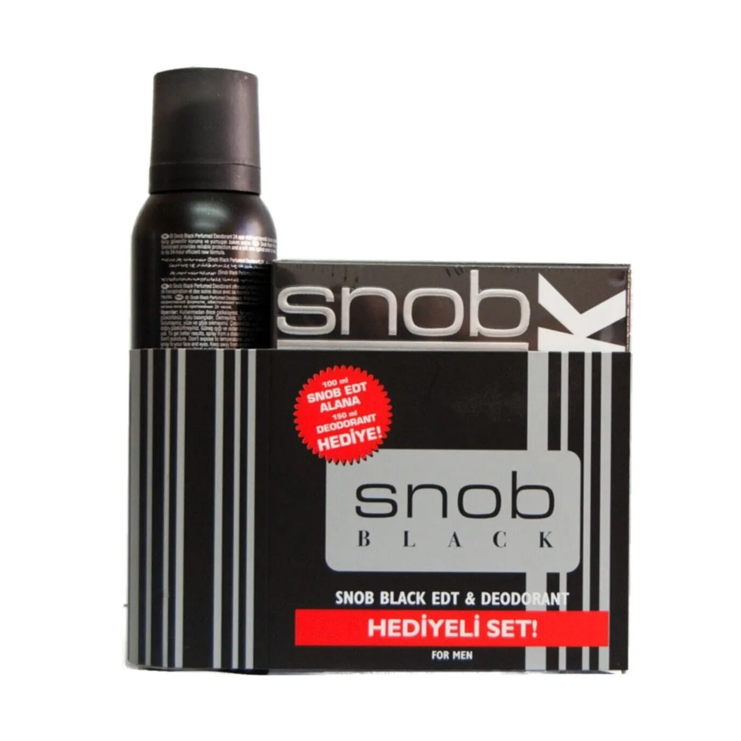 Snob Black Set Edt&Deo