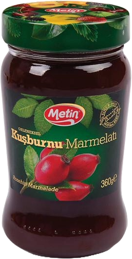 Metin Reçel 360 Gr Kuşburnu Cam