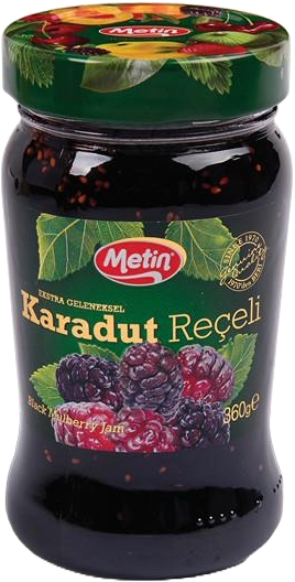 Metin Reçel 360 Gr Karadut Cam