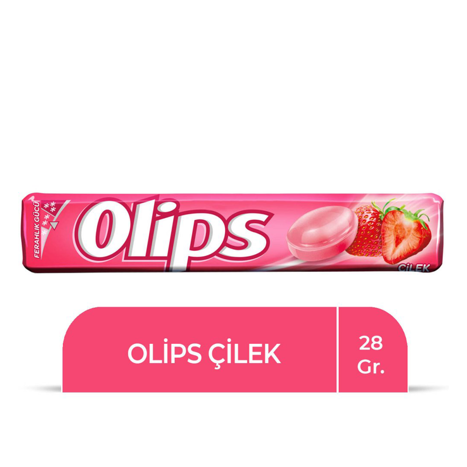 Olips Silindir Çilekli 28 GR