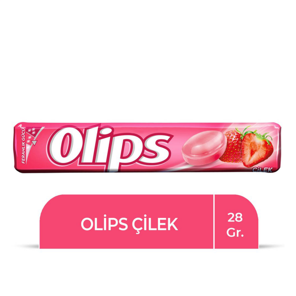 Olips Silindir Çilekli 28 GR
