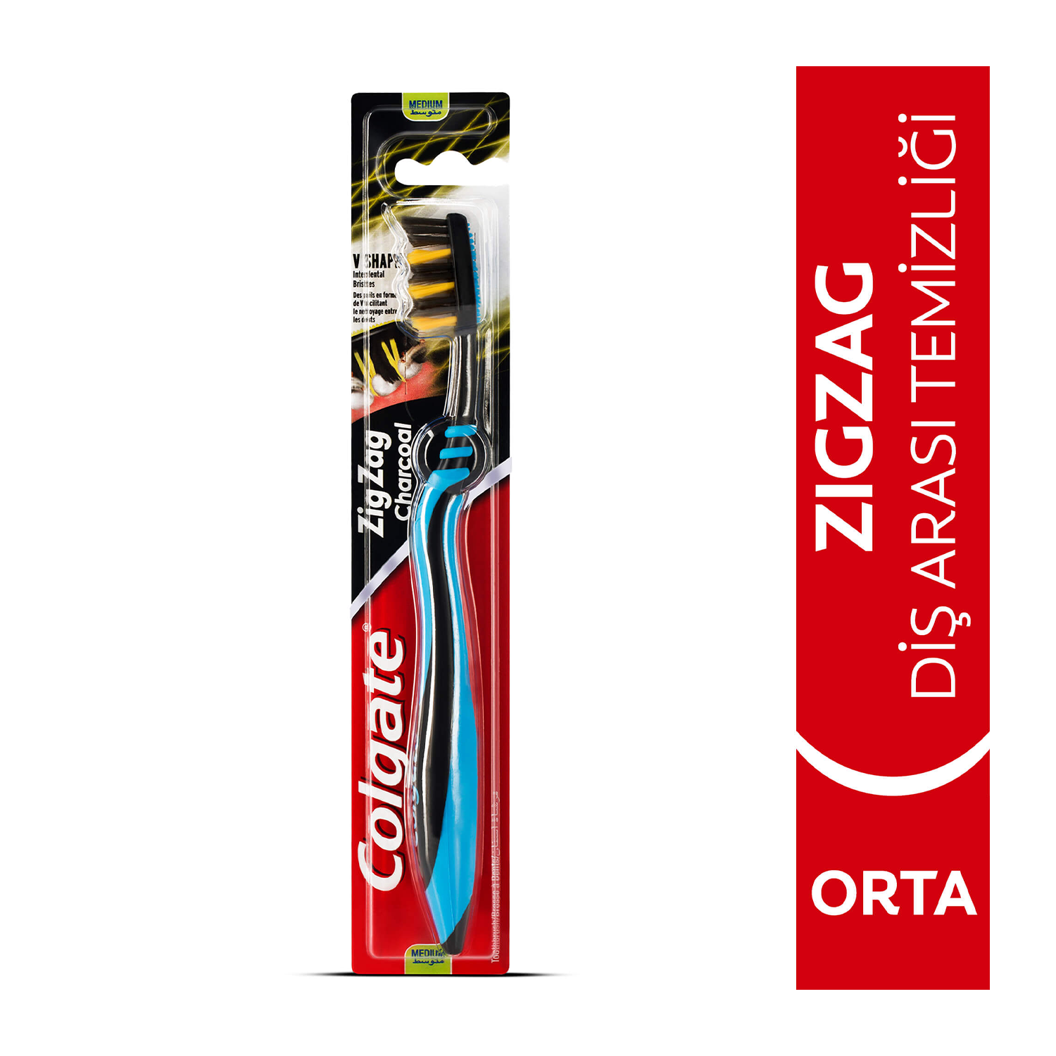 Colgate Fırça Zigzag Charcoal