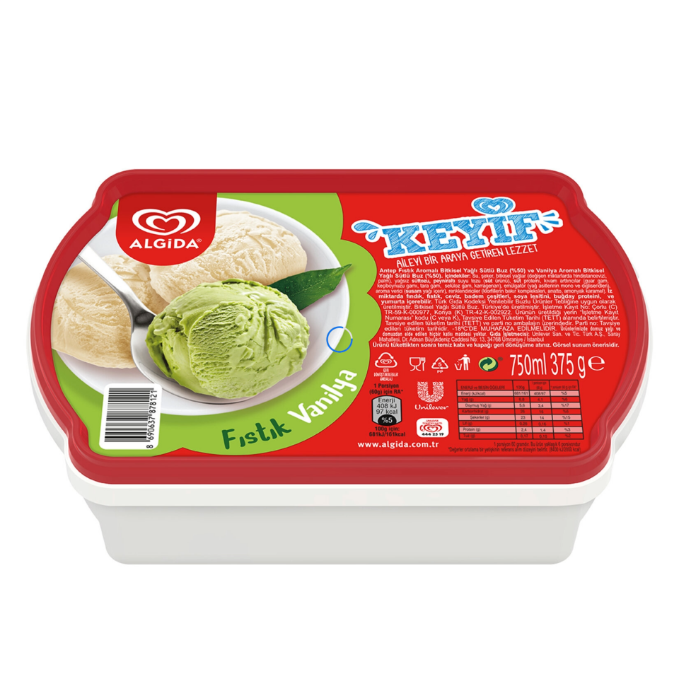 ALGİDA VANİLYA-ANTEP 750 ML