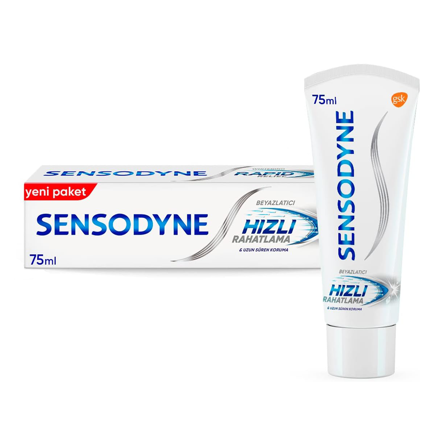 Sensodyne Diş Macunu Hız.Rahatlama Beyazlat. 75 Ml