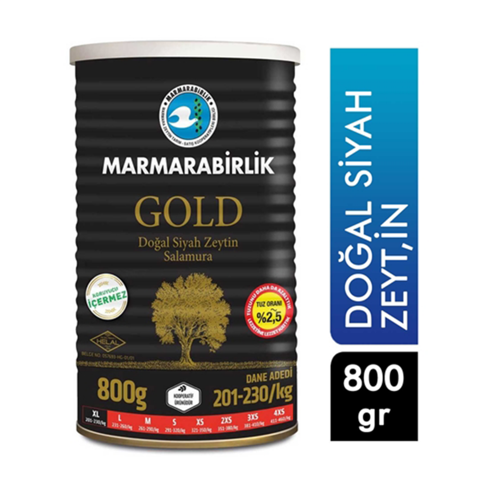 Marmarabirlik 800 GR Teneke XL Mega Gold 201-230
