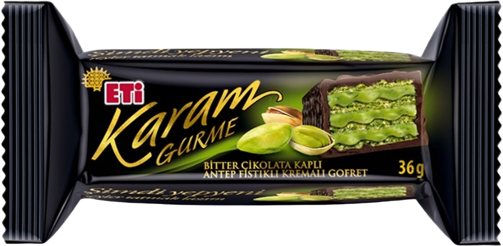ETİ KARAM ANTEP FISTIKLI GOFRET 36 GR