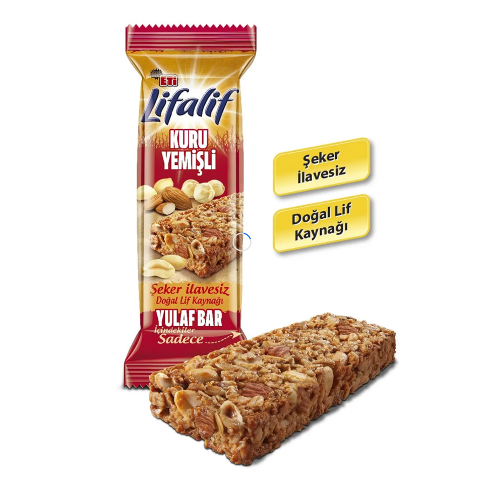 ETİ LİFALİF KURU YEMİŞLİ MÜSLİ BAR 35 GR