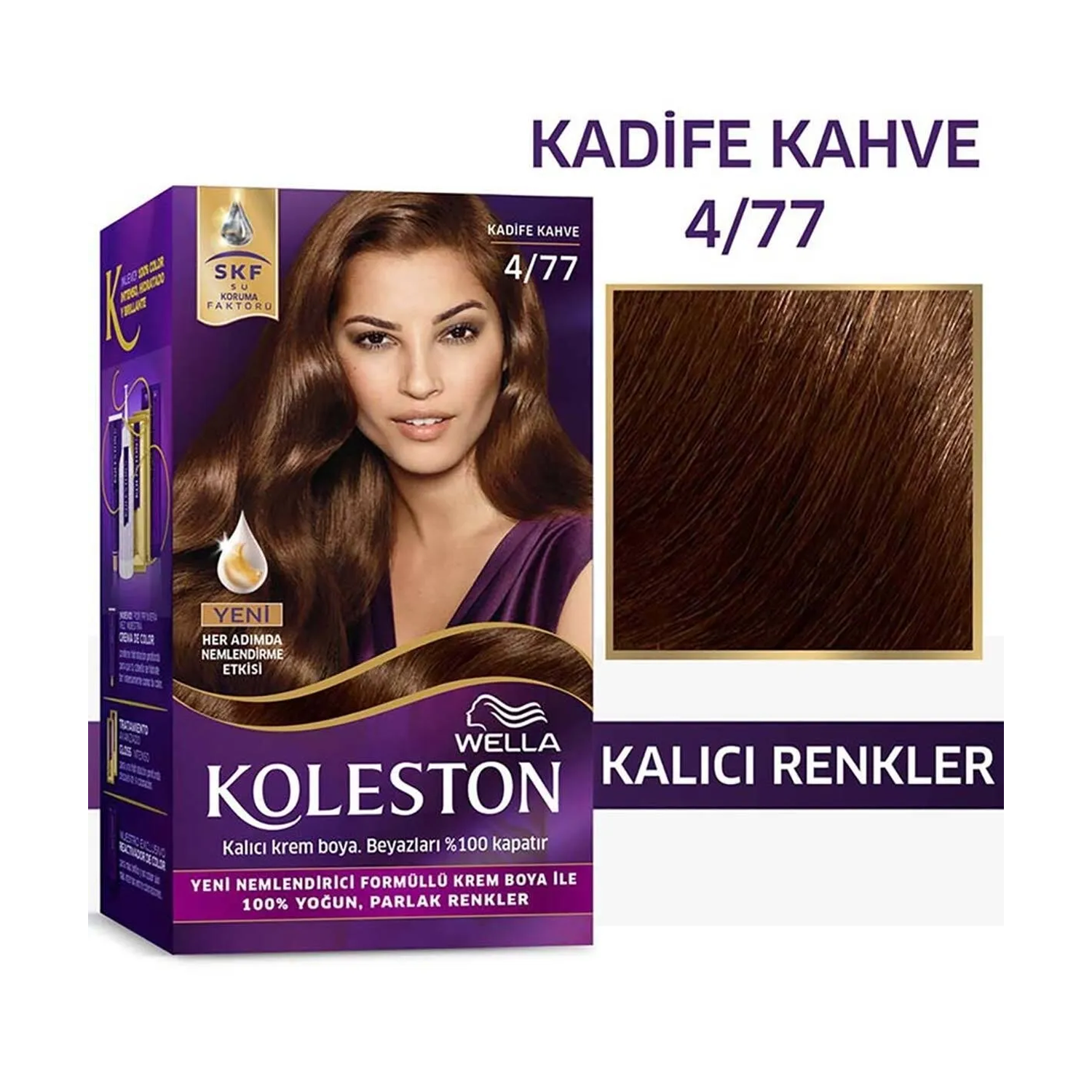 Koleston Kit Boya 4/77 Kadife Kahve