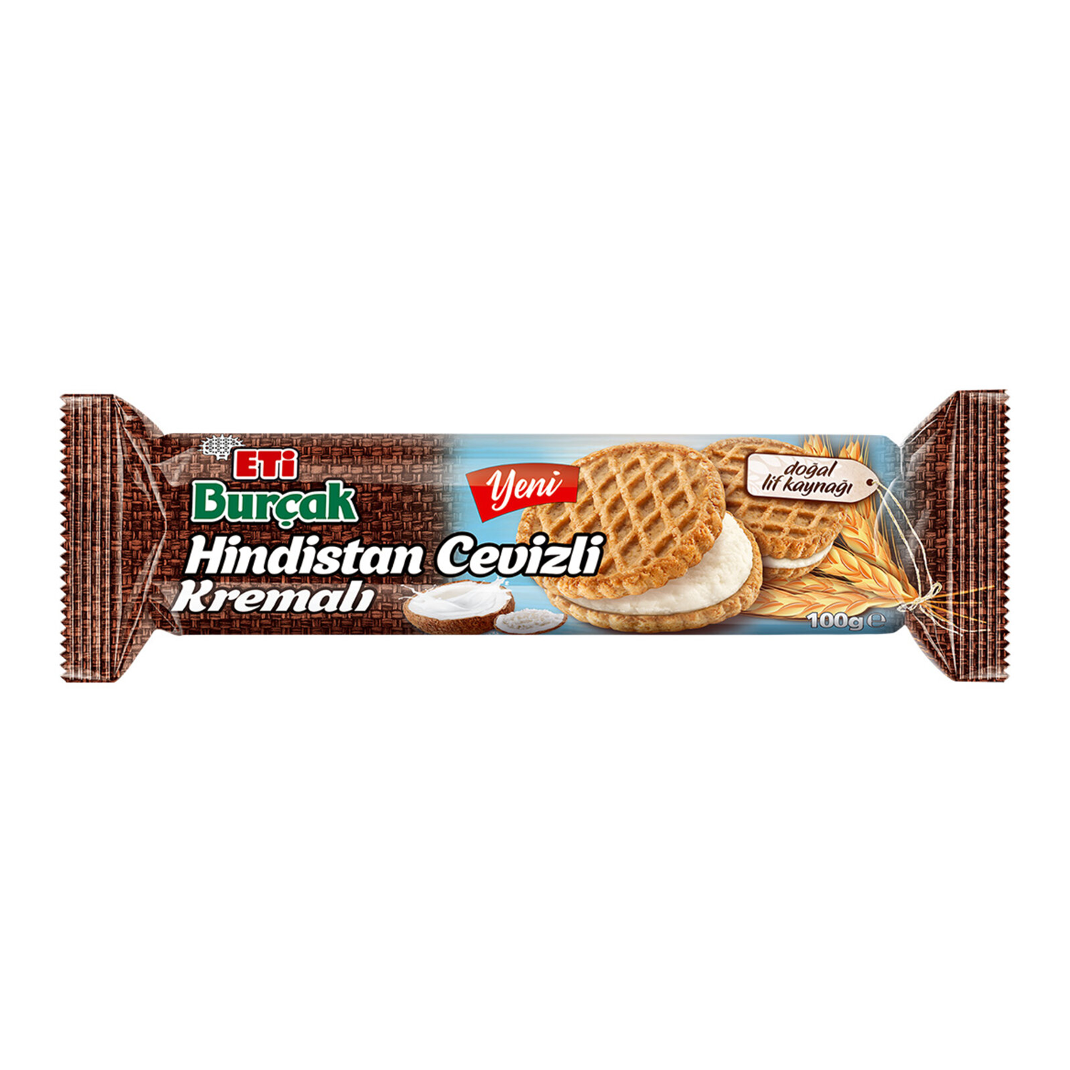 Eti Burçak Hindistan Cevizli 100 GR