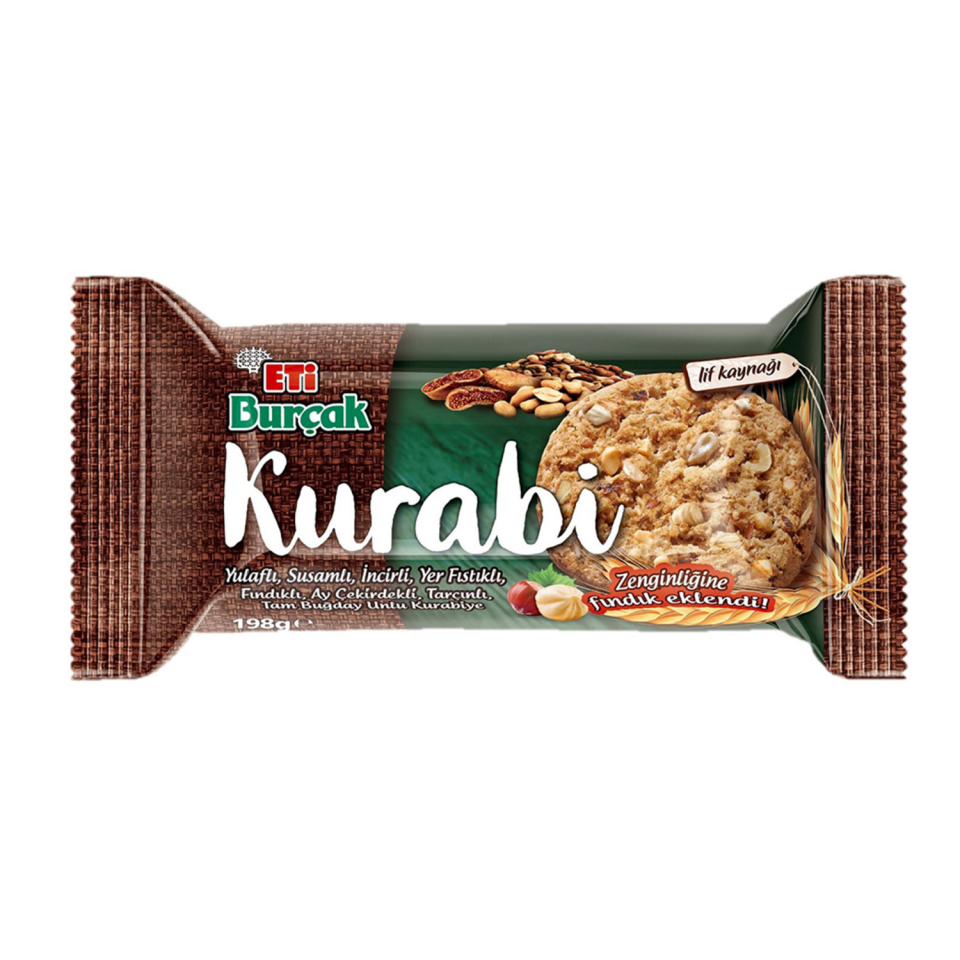 Eti Burçak Kurabi Fındıklı 198 GR