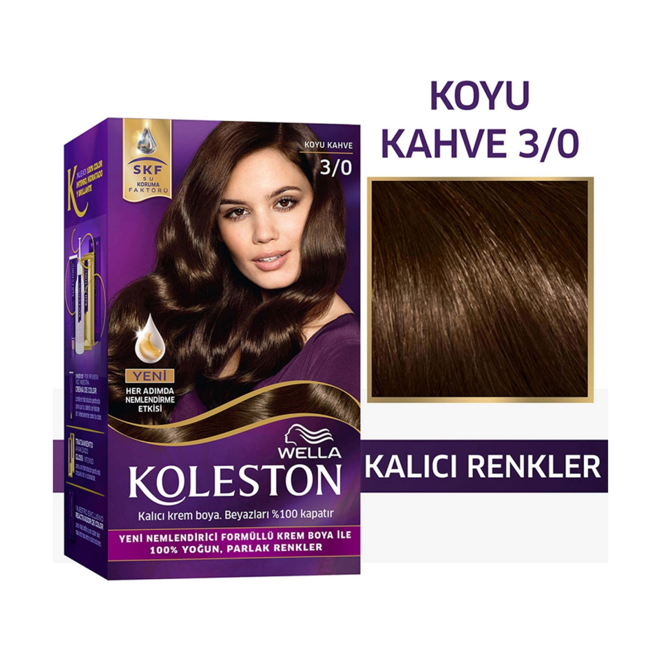 Koleston Kit Boya 3/0 Koyu Kahve