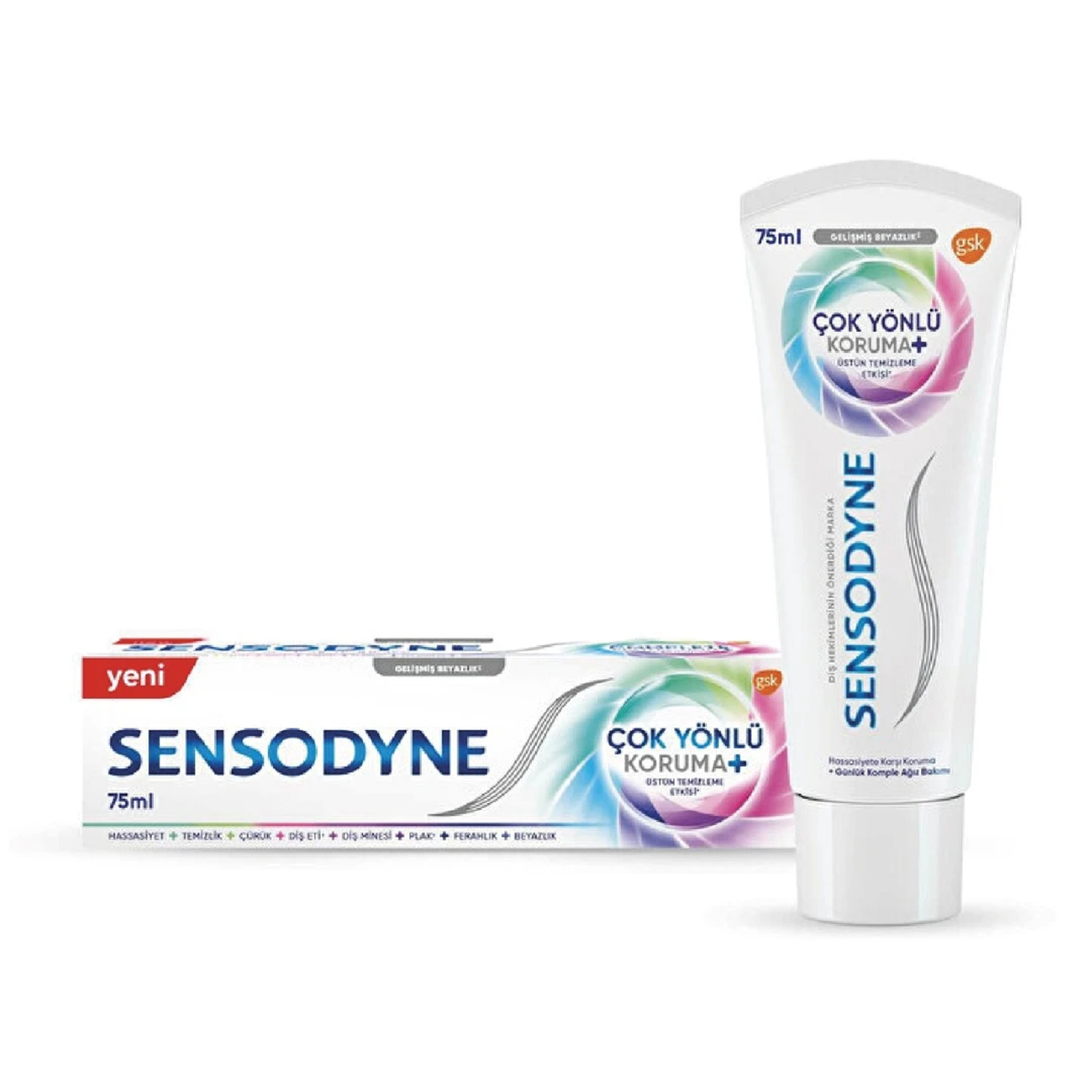 Sensodyne Diş Macunu 75 Ml Çok Yönlü Koruma Beyaz.